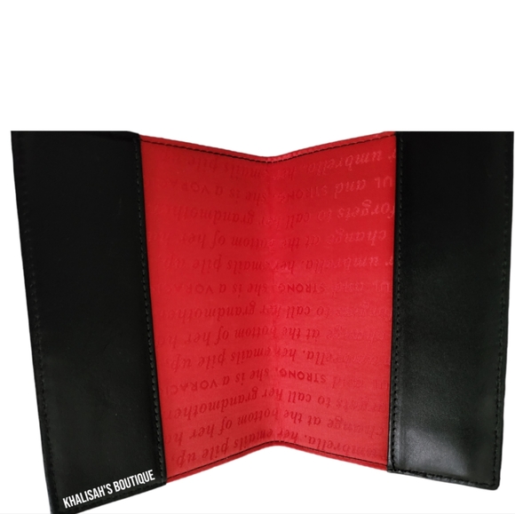 Kate Spade Polka Dot Passport Cover with Red Interior Pristine Condition - Picture 3 of 7